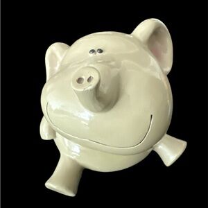 Enchanting Smiling Elephant piggy bank